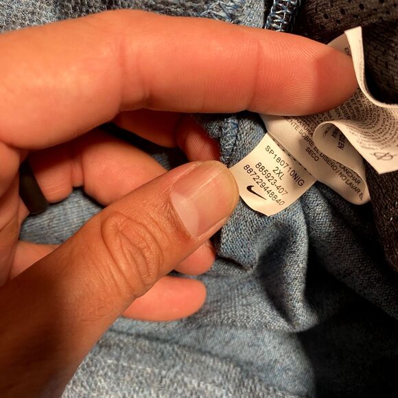 Nike Sportswear Advance 15 Knit Mens 2XL Joggers Sweatpants Tapered Blue - Picture 5 of 11